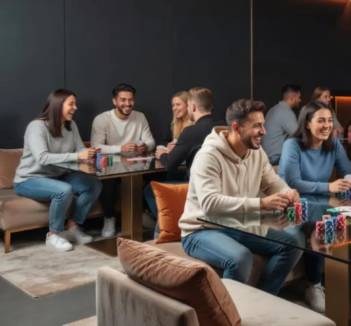 Baráti offline póker est a cabinspins társalgó részében